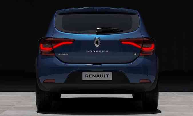 Renault Sandero reestilizado(foto: Renault/Divulgao)