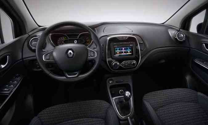 Interior espaoso e acabamento de boa qualidade so as principais caractersticas do Kaptur(foto: Renault/Divulgao)