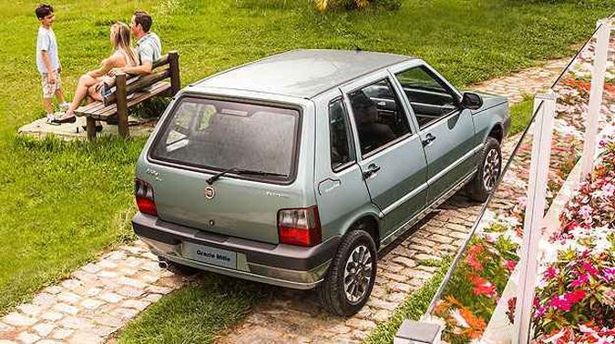 Grazie Mille terá apenas duas mil unidades fabricadas(foto: Fiat/Divulgação) Grazie Mille terá apenas duas mil unidades fabricadas(foto: Fiat/Divulgação)