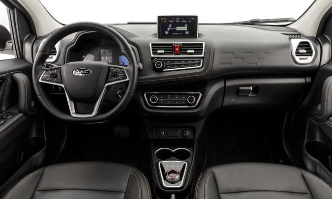Interior do JAC iEV 20(foto: JAC/Divulgação) Interior do JAC iEV 20(foto: JAC/Divulgação)