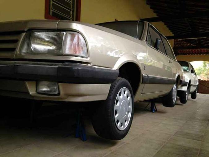 Del Rey 1988 está com os pneus originais de fábrica(foto: Júlio Raridades/Divulgação) Del Rey 1988 está com os pneus originais de fábrica(foto: Júlio Raridades/Divulgação)