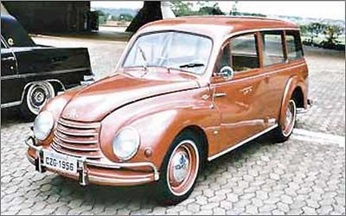 Perua DKW F-91 Universal foi a pioneira da marca no pa�s, lan�ada em 1956(foto: Boris Feldman/EM/D.A Press - 8/11/01)