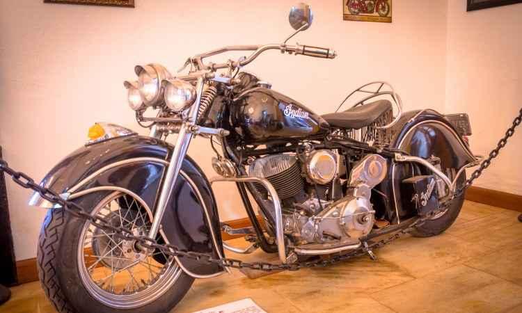 Rômulo Provetti/Divulgação O estilo custom da Indian Chief 1200, de 1947 - Rômulo Provetti/Divulgação