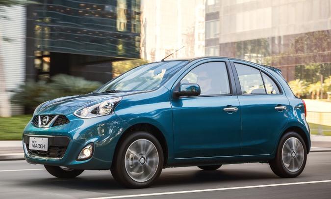 O mais caro entre os hatches de entrada é o Nissan March 1.0 S, por R$ 44.990(foto: Nissan/Divulgação) O mais caro entre os hatches de entrada é o Nissan March 1.0 S, por R$ 44.990(foto: Nissan/Divulgação)