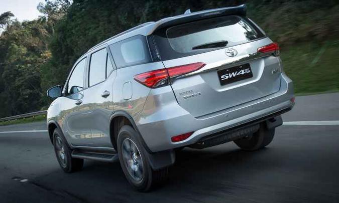 Toyota SW4 flex(foto: Malagrine/Toyota/Divulgação) Toyota SW4 flex(foto: Malagrine/Toyota/Divulgação)