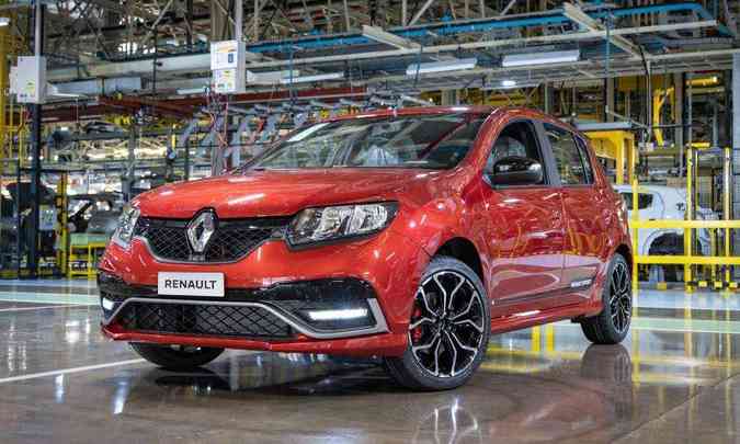Lançado em 2015, o Renault Sandero R.S. teve cerca de 4.600 unidades produzidas no Brasil(foto: Renault/Divulgação)