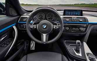 Equipamentos de srie incluem ar condicionado, acionamento do motor sem chave, direo Servotronic, seis airbags entre outros(foto: BMW / Divulgao)