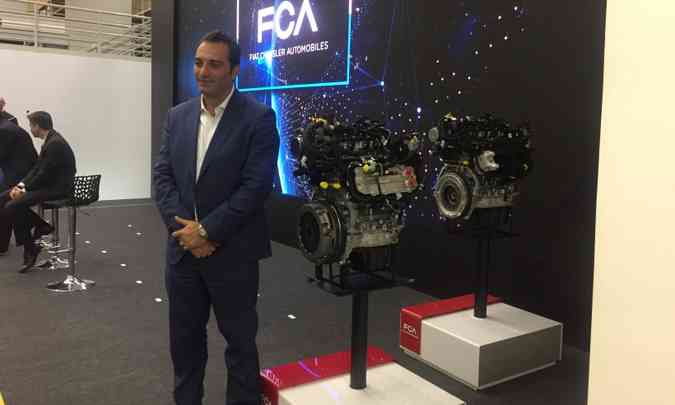 O presidente da FCA Latam, Antonio Filosa, confirmou o incio da produo dos motores para o fim de 2020(foto: Enio Greco/EM/D.A Press)