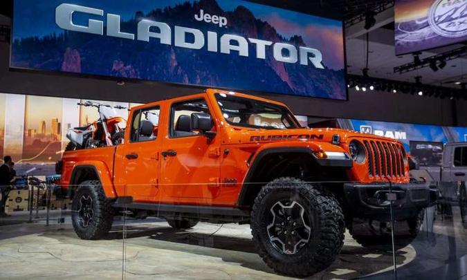 A picape Jeep Gladiator ser vendida no Brasil, s no se sabe quando(foto: Enio Greco/EM/D.A Press)