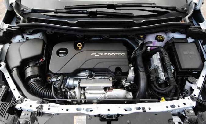 Com injeção direta, motor 1.4 turbo é ágil e econômico, com respostas rápidas Com injeção direta, motor 1.4 turbo é ágil e econômico, com respostas rápidas