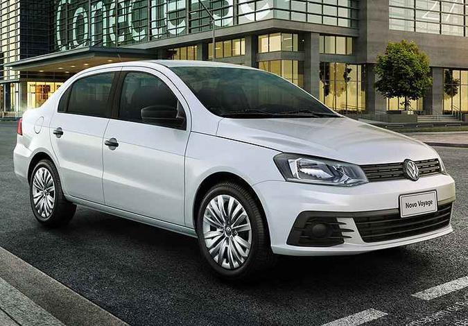Voyage tem preços a partir de R$ 40.990(foto: Volkswagen/Divulgação) Voyage tem preços a partir de R$ 40.990(foto: Volkswagen/Divulgação)