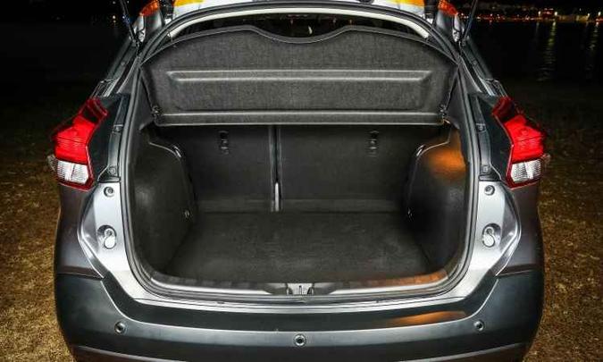 Nissan promete porta-malas com uma das maiores capacidades entre SUVs e crossovers(foto: Nissan/Divulgação) Nissan promete porta-malas com uma das maiores capacidades entre SUVs e crossovers(foto: Nissan/Divulgação)