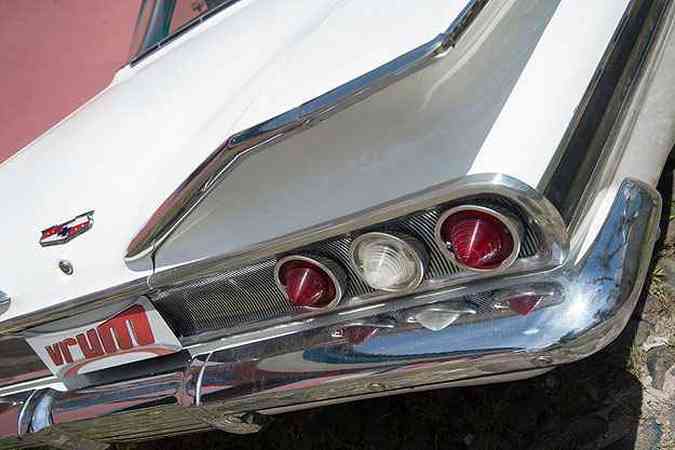 Lanternas traseiras triplas: um detalhe tpico dos Impalas(foto: Thiago Ventura/EM/D.A Press)