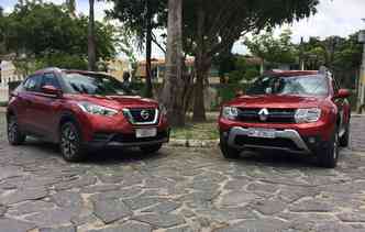 Comparativo entre Renault Captur e Nissan Kicks