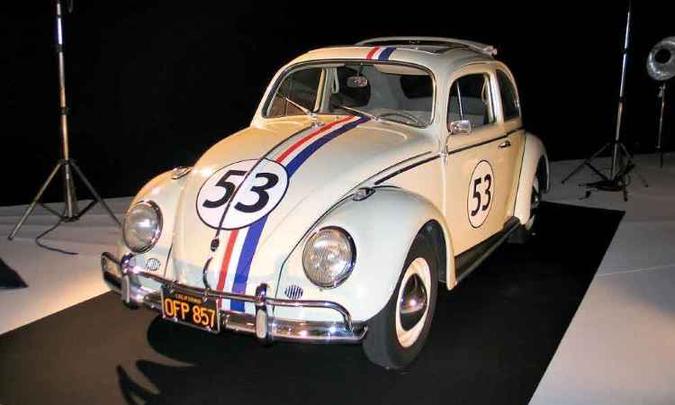 VW Fusca Herbie fez sucesso na telona(foto: Enio Greco/EM/D.A Press) VW Fusca Herbie fez sucesso na telona(foto: Enio Greco/EM/D.A Press)