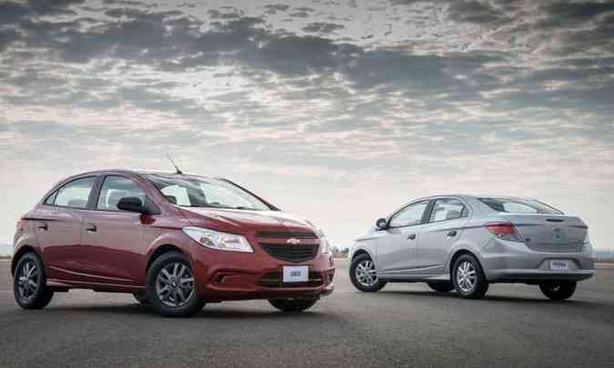Chevrolet Onix e Prisma Joy 1.0(foto: General Motors/Divulgao)