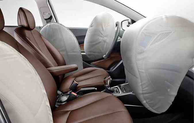 Componente qumico utilizado na fabricao dos airbags poderia causar a exploso do item(foto: Hyundai/Divulgao)