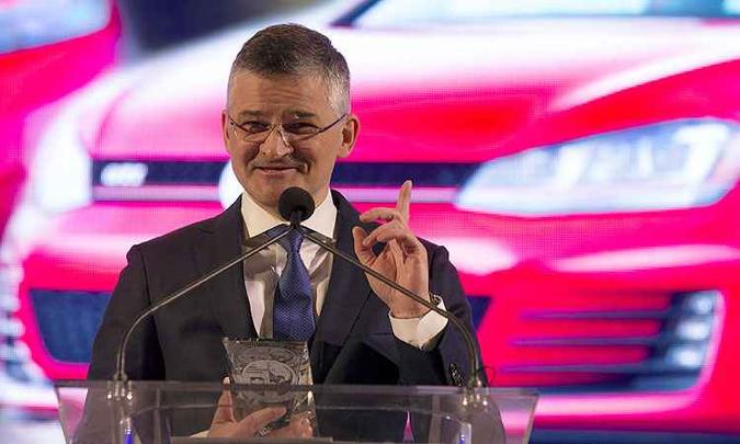 Chefe da Volkswagen nos Estados Unidos, Michael Horn, deve ser demitido até sexta-feira(foto: MARK BLINCH/AFP) Chefe da Volkswagen nos Estados Unidos, Michael Horn, deve ser demitido até sexta-feira(foto: MARK BLINCH/AFP)