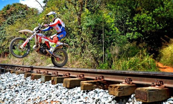 Rigo Rico do Hard Enduro(foto: Léo Tavares/Divulgação) Rigo Rico do Hard Enduro(foto: Léo Tavares/Divulgação)