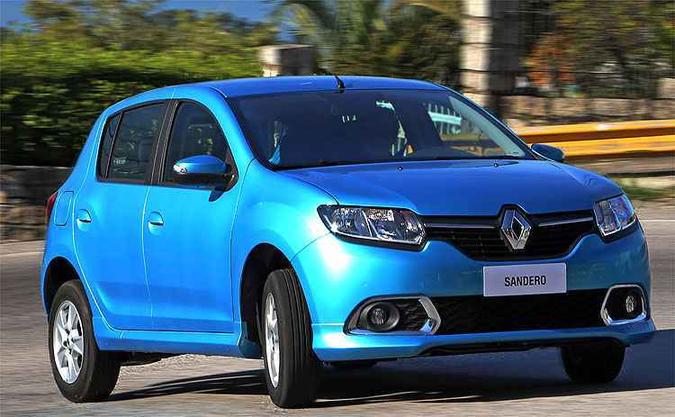 Renault Sandero lidera preferência no Paraná(foto: Renault/Divulgação) Renault Sandero lidera preferência no Paraná(foto: Renault/Divulgação)