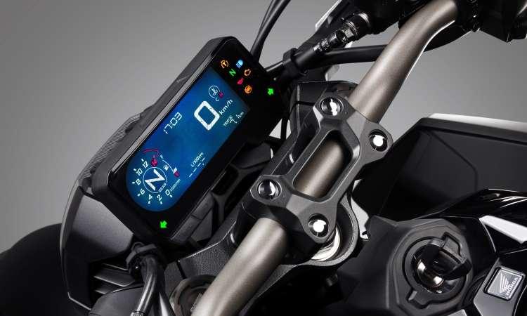 Honda/Divulgação O painel digital em tela LCD tem formato retangular - Honda/Divulgação