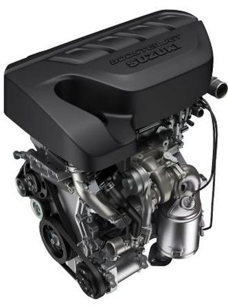 Novo motor 1.4 turbo gera 146cv de potência e 23kgfm de torque(foto: Suzuki/Divulgação) Novo motor 1.4 turbo gera 146cv de potência e 23kgfm de torque(foto: Suzuki/Divulgação)