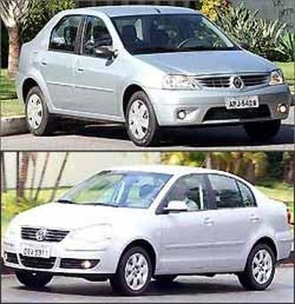 Volkswagen Polo Sedan � caro e poderia ter mais itens de s�rie(foto: Marlos Ney Vidal/EM/D.A Press - 14/2/08 e 7/11/06)