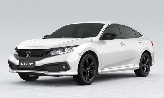Versão Sport ganhou grade e retrovisores em preto brilhante(foto: Honda/Divulgação) Versão Sport ganhou grade e retrovisores em preto brilhante(foto: Honda/Divulgação)