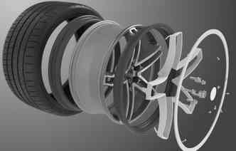 Tecnologia foi feita para qualquer marca de pneu. Foto: Michelin / Divulgao