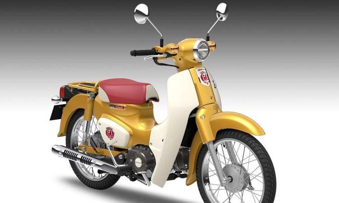 O modelo de número 100 milhões ganhou decoração especial(foto: Honda/Divulgação) O modelo de número 100 milhões ganhou decoração especial(foto: Honda/Divulgação)