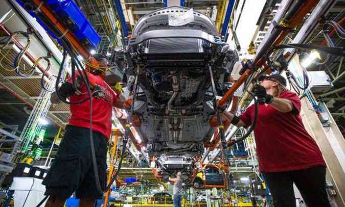 A fábrica da General Motors em Gravataí (RS), onde é produzido o Onix, ficará paralisada até meados de agosto(foto: Chevrolet/Divulgação)