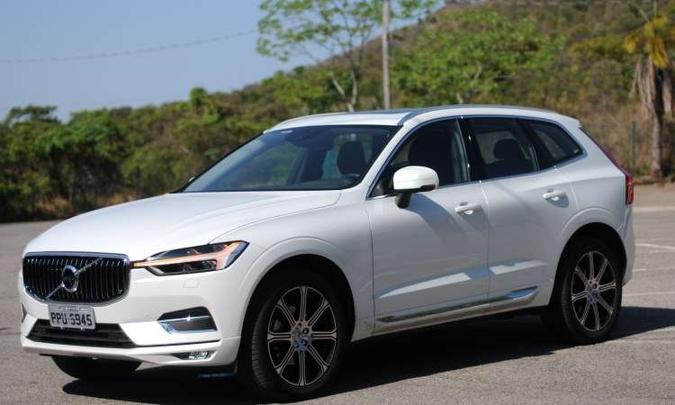 O novo Volvo XC60 ganhou visual mais moderno(foto: Leandro Couri/EM/D.A Press) O novo Volvo XC60 ganhou visual mais moderno(foto: Leandro Couri/EM/D.A Press)