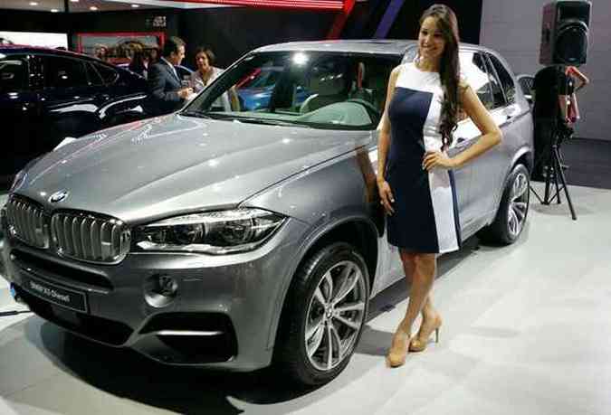 BMW vai comercializar X5 com motor a diesel no Brasil(foto: Pedro Cerqueira/EM/D.A Press)
