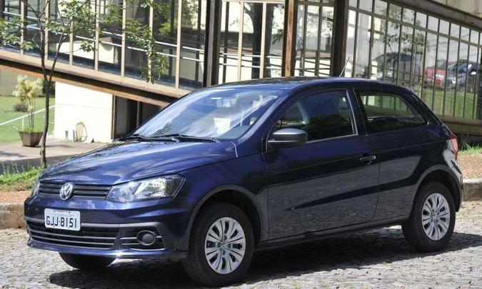 O antigo Volkswagen Gol 1.0 Trendline tem preço sugerido de R$ 43.840(foto: Juarez Rodrigues/EM/D.A Press) O antigo Volkswagen Gol 1.0 Trendline tem preço sugerido de R$ 43.840(foto: Juarez Rodrigues/EM/D.A Press)