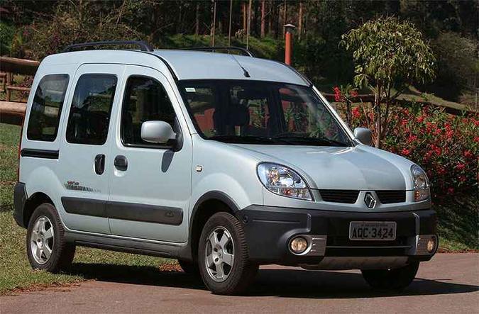 Kangoo, da Renault, não emplacou, bem como os %u201Ccolegas%u201D Citroën Berlingo e Peugeot Partner(foto: Marlos Ney Vidal/EM/D.A Press - 24/9/08) Kangoo, da Renault, não emplacou, bem como os %u201Ccolegas%u201D Citroën Berlingo e Peugeot Partner(foto: Marlos Ney Vidal/EM/D.A Press - 24/9/08)
