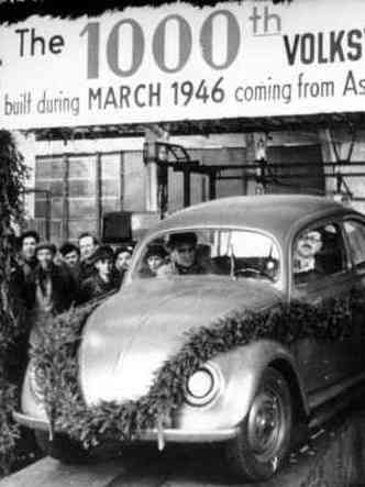 Milsimo Fusca produzido na Alemanha, em 1946(foto: Volkswagen/Divulgao)