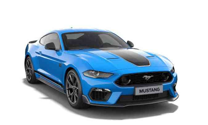 Entre as cinco novas opções de cores, azul Estoril(foto: Ford/Divulgação)