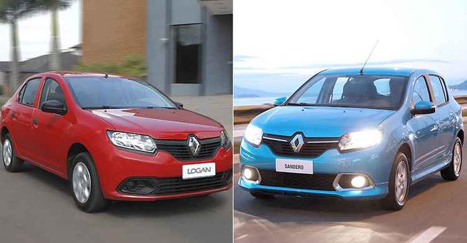 Recall é para as variadas versões do Sandero e Logan(foto: Renault/Divulgação) Recall é para as variadas versões do Sandero e Logan(foto: Renault/Divulgação)