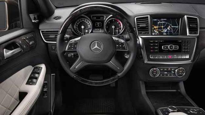 Interior do GL 500(foto: Mercedes-Benz/Divulgação) Interior do GL 500(foto: Mercedes-Benz/Divulgação)