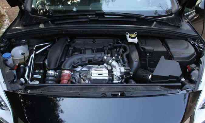 Motor 1.6 THP turbo gera at 173cv (cavalos) de potncia(foto: Marlos Ney Vidal/EM/D.A Press)