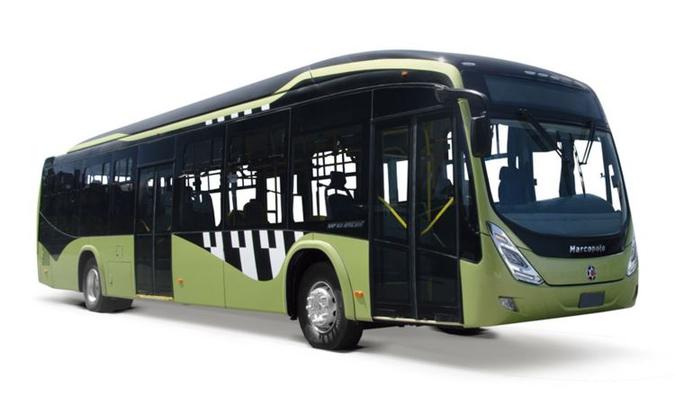 MX 60 BRS é a variação mexicana do Marcopolo Viale BRS(foto: Divulgação Marcopolo) MX 60 BRS é a variação mexicana do Marcopolo Viale BRS(foto: Divulgação Marcopolo)