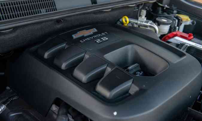 Motor 2.8 a diesel recebeu uma nova turbina e uma atualização do software da central eletrônica(foto: Chevrolet/Divulgação)