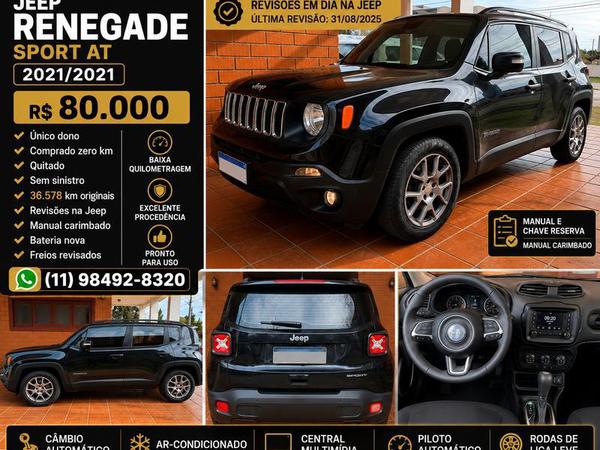 Jeep Renegade Sport 1.8 4x2 Flex 16v Aut.