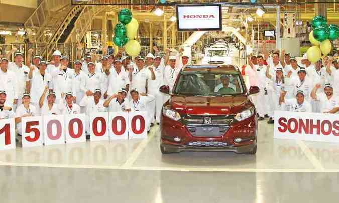 Sucesso de vendas no Brasil, Honda HR-V protagonizou nova marca(foto: Honda/Divulgao)