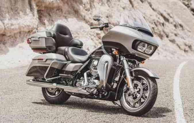 Boa aerodinmica excepcional e ergonomia otimizada so principais caractersticas da Road Glide Ultra (foto: Harley Davidson/divulgao )