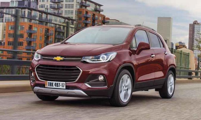 Chevrolet Tracker reestilizado(foto: General Motors/Divulgação) Chevrolet Tracker reestilizado(foto: General Motors/Divulgação)