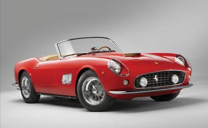 Ferrari 250 GT Spyder California, modelo igual ao que aparece no filme Ferrari 250 GT Spyder California, modelo igual ao que aparece no filme