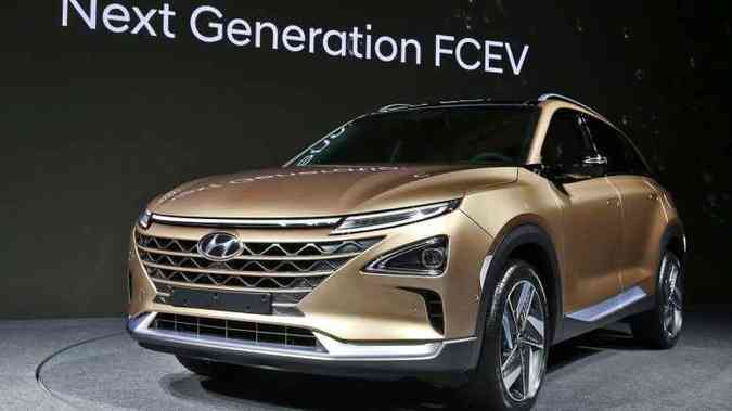 Modelo apresentado  sucessor do Hyundai ix35 Fuel Cell(foto: Hyundai/Divulgao)