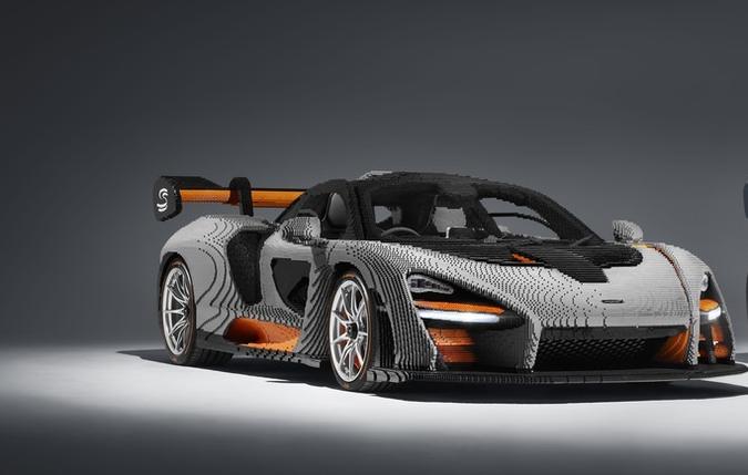 McLaren Senna produzido com 467.854 peças de Lego. Foto: Divulgação McLaren Senna produzido com 467.854 peças de Lego. Foto: Divulgação