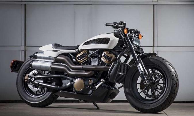A custom esportiva conta com motor de dois cilindros de 1.250cm³(foto: Harley-Davidson/Divulgação) A custom esportiva conta com motor de dois cilindros de 1.250cm³(foto: Harley-Davidson/Divulgação)